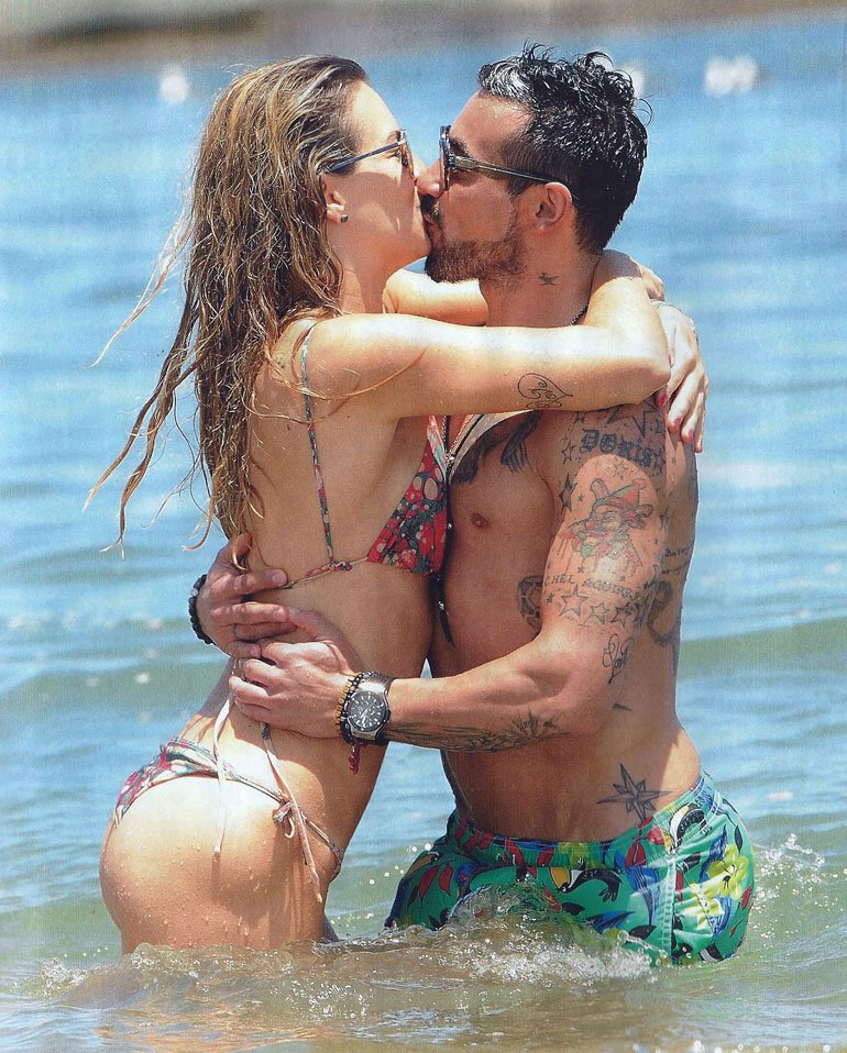 El Pocho Lavezzi y su mujer, la pareja más hot del verano