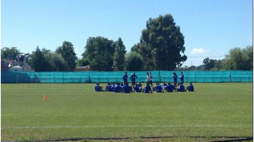 Boca ya entrena en Tandil