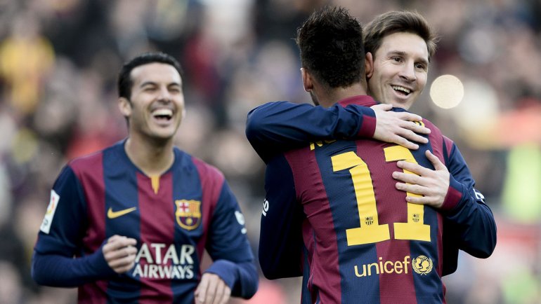 Hat-Trick de Messi en su partido 300 en Liga