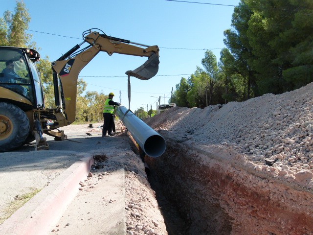 En abril estará concluida la obra de agua potable para el Este de la ciudad de Neuquén