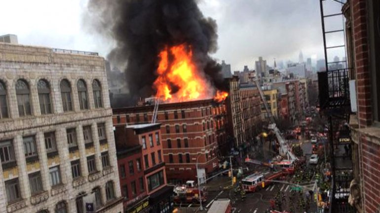 30 heridos tras la explosión de un edificio en Nueva York