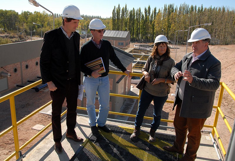 La planta Bardas Norte se sumó al tratamiento de efluentes