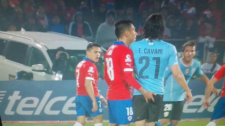 La Conmebol analizará la acción de Gonzalo Jara sobre Cavani
