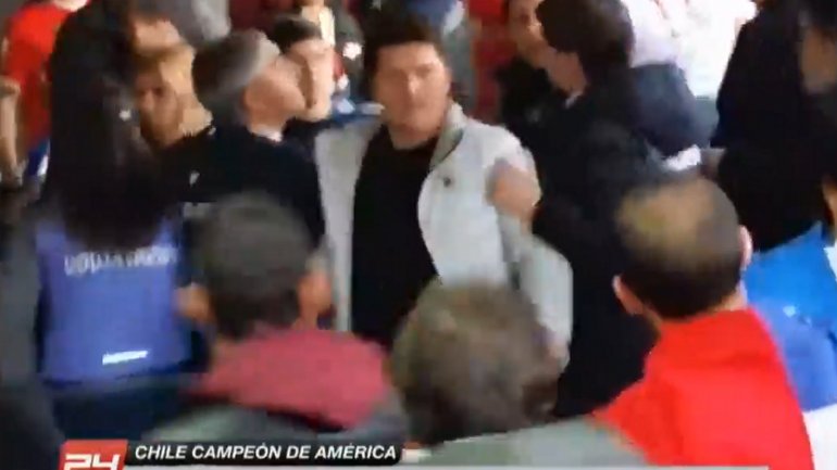 Así fue la agresión a la familia de Lionel Messi durante la final de la Copa América Chile 2015