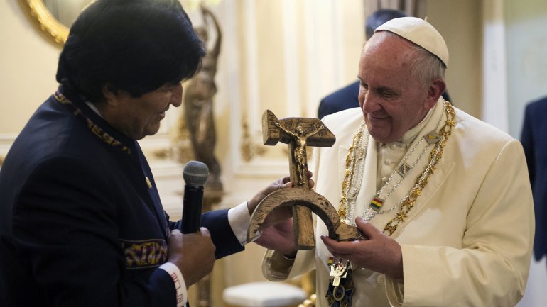 El papa Francisco a Evo Morales: «No está bien eso»