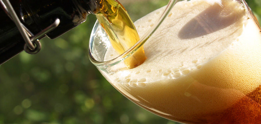tirar cerveza