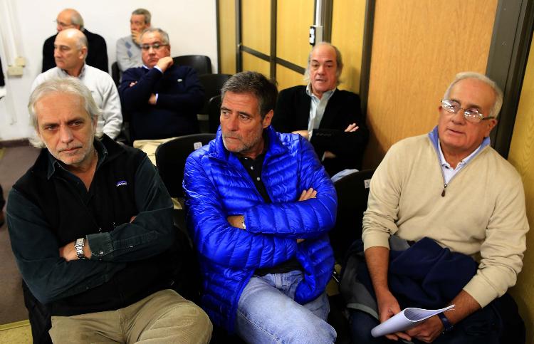 Los empresarios Terrado, Brocca y Troiani.