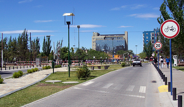 paruqe- Zona céntrica de Neuquén Capital.