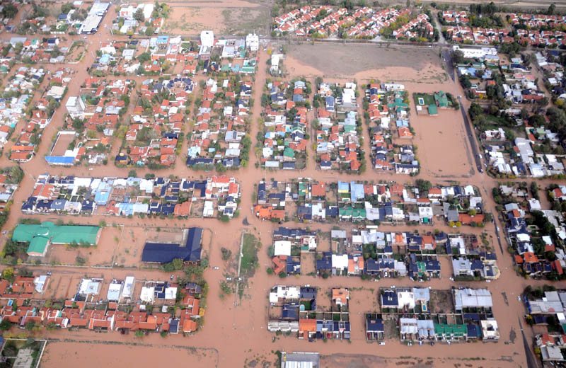 Inundacion neuquen Inundación en Neuquén Capital, en 2014.