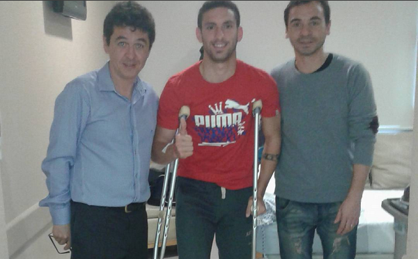 ham Foto de Ham publicada en Instagram, confirmando el comienzo de la rehabilitación.