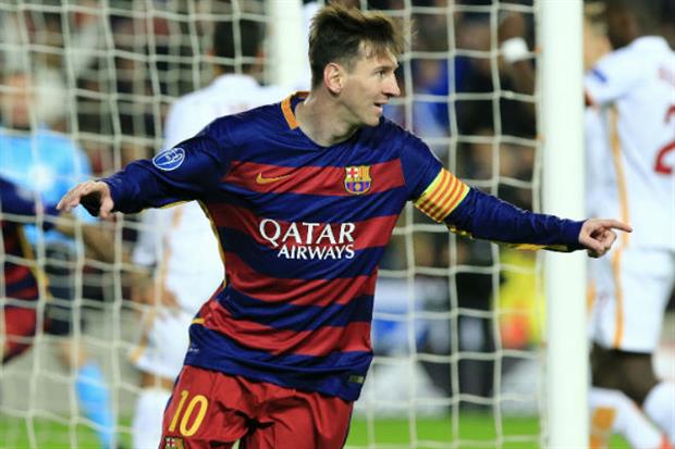 Lionel Messi se divierte en pleno entrenamiento