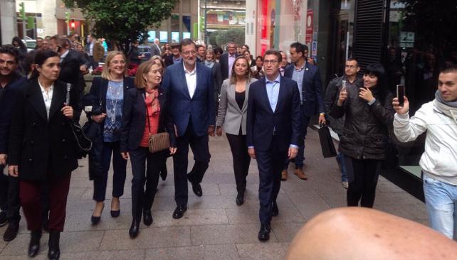 Agreden al presidente español Rajoy durante un acto de campaña en Pontevedra