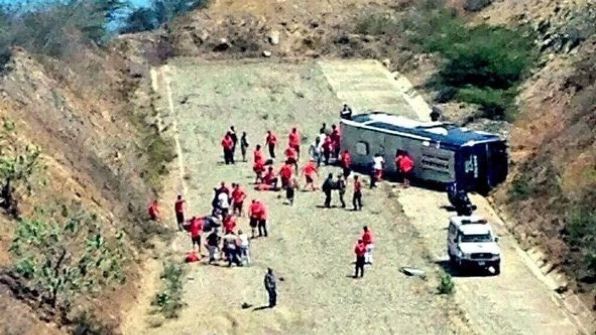 huracan accidente