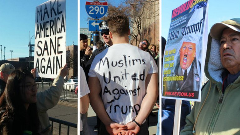 Protesta contra Donald Trump