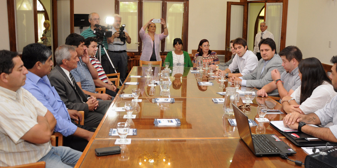 Ministro Mariano Gaido y Subsecretari Juan Pablo Prezzoli reuni