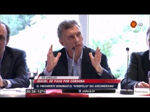 Una mujer increpó a Mauricio Macri cuando saludaba a la gente en Córdoba