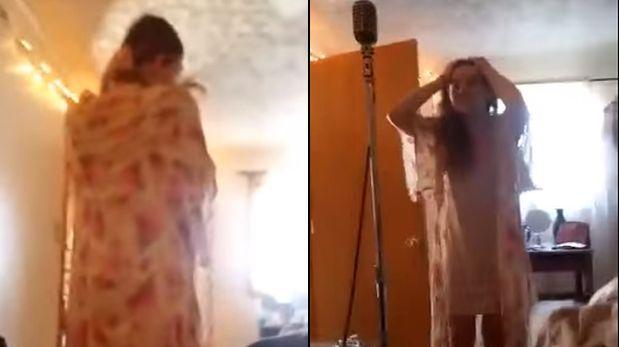 Grabó a su novia cantando sin que se de cuenta