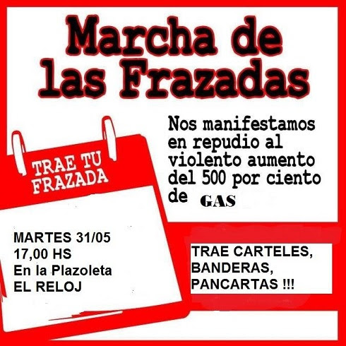 marcha frazadas