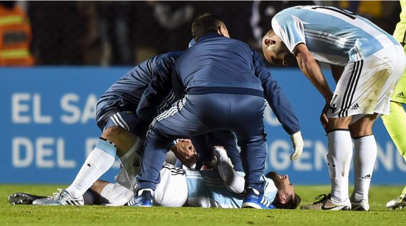 messi lesionado