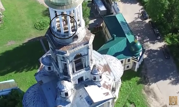 Rusia: drone captó a una pareja teniendo sexo en la torre de una iglesia