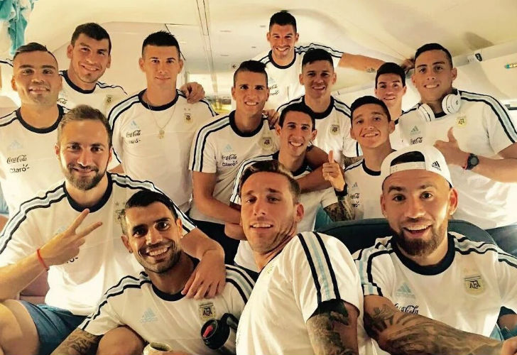 argentina Argentina en el avión, camino a Seattle.