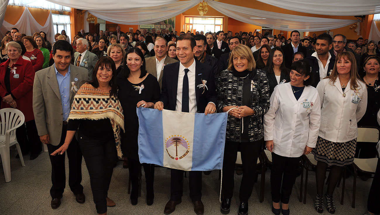 Zapala 08-07-2016 El gobernador Omar Gutierrez en el centenario