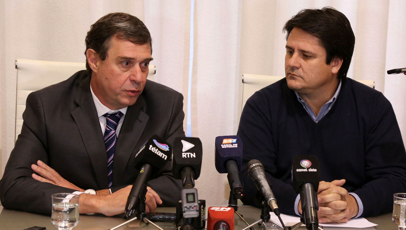 Neuquen 29-07-2016 confe de pren Mariano Gaido Norberto Bruno