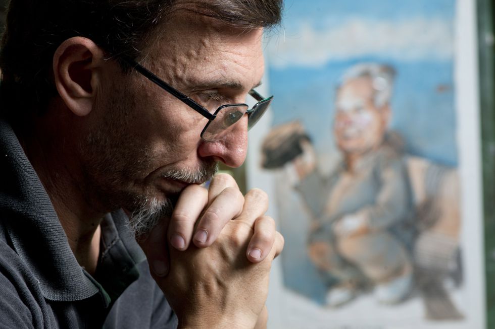 ruben Rubén, hijo de Julio López.