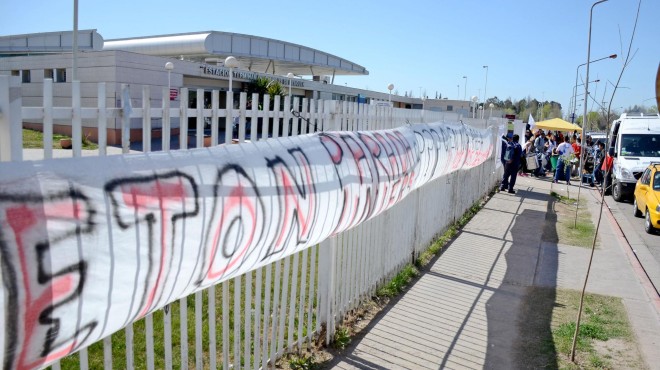 protesta Gentileza Diario Río Negro.