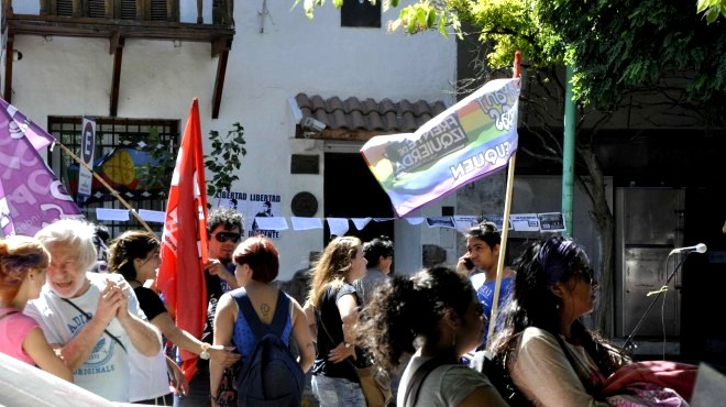 protesta Gentileza Diario Río Negro.