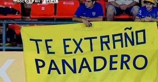 te extraño panadero