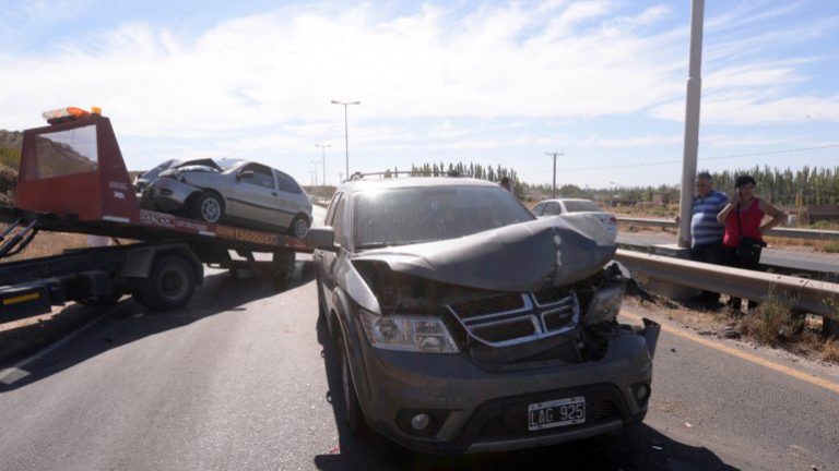 Otro choque en cadena en la Ruta 7