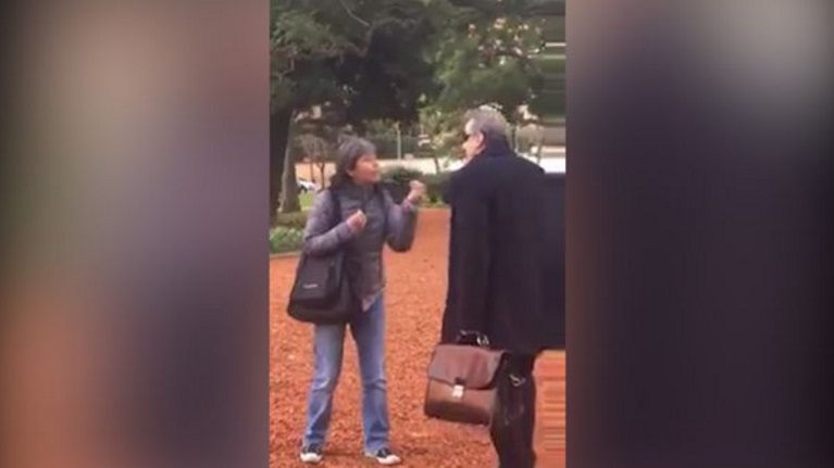 La pelea de Moreno y una vecina ya es viral en la Web