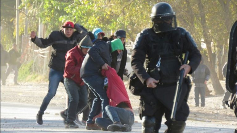 El conflicto en Parque Industrial en imágenes