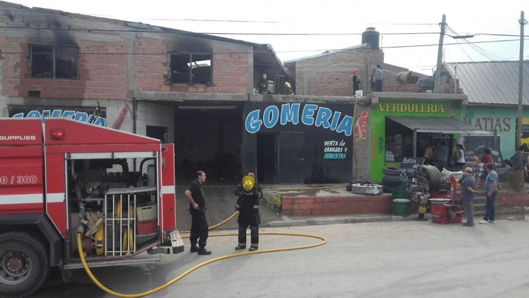 fuego Gentileza LM Neuquén.