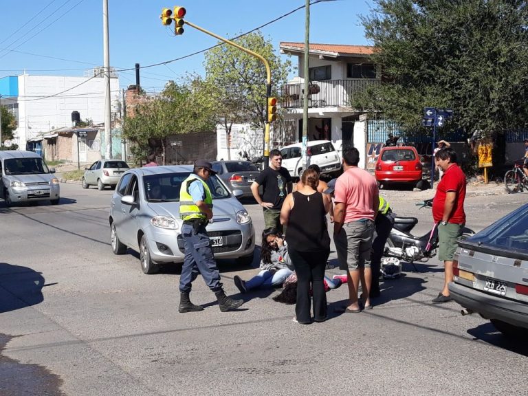Siniestro vehicular en el oeste de la ciudad