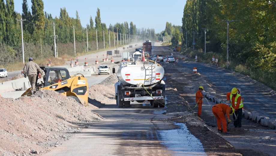 Obras de la ruta 22