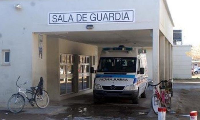 ROCA 25/06/09: GUARDIA DEL HOSPITAL LOPEZ LIMA.