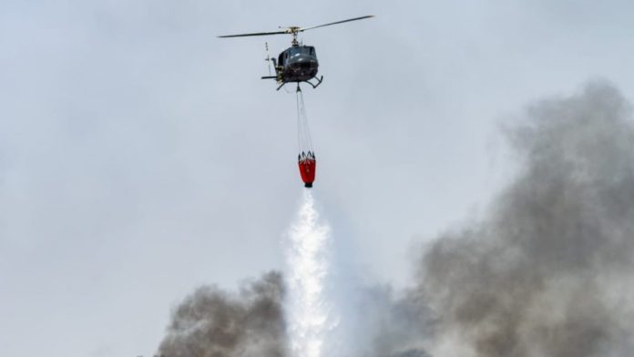 helicoptero incendio