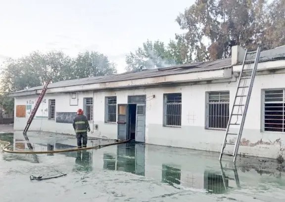 Incendio en la Escuela 223