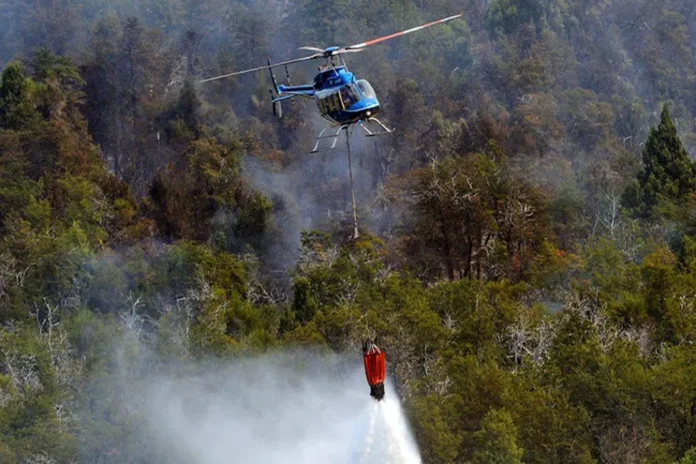 helicoptero incendio